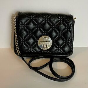 Kate Spade Black Quilted Crossbody